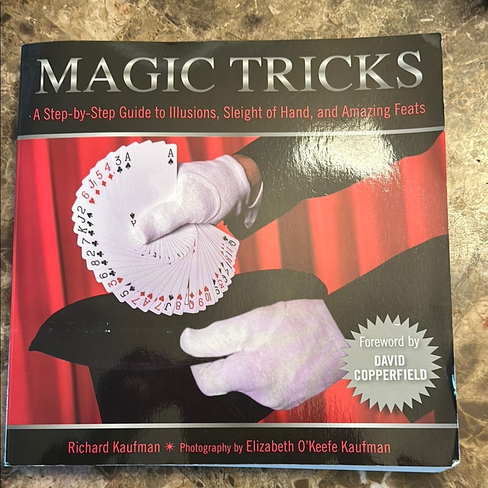 NWOT Magic Tricks Book by Richard Kaufman